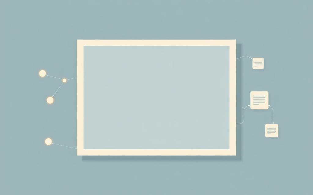 Illustration of image hotspots linked to floating info cards